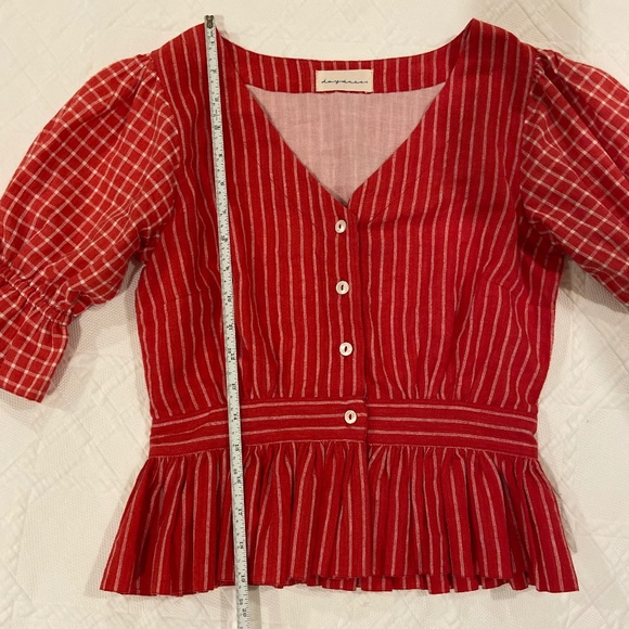 NWOT Daydress Priyanka top RED - Picture 3 of 5